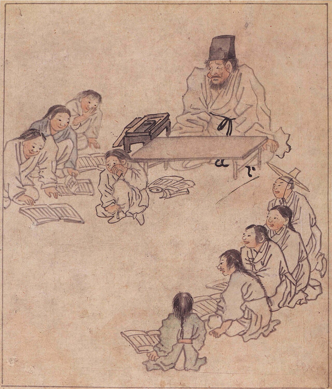 김홍도 서당