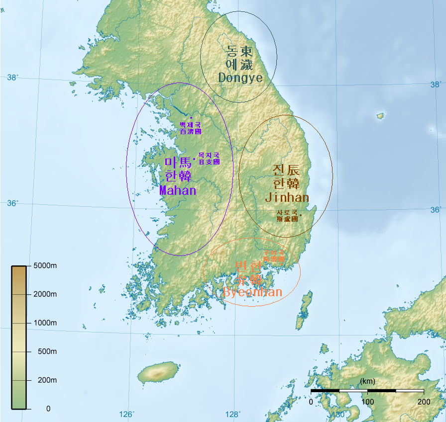 삼한 지도