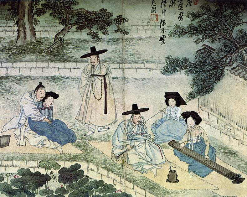 신윤복 청금상련